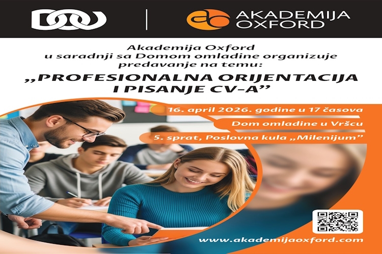 PREDAVANJE: *PROFESIONALNA ORIJENTACIJA I PISANJE CV-A*...